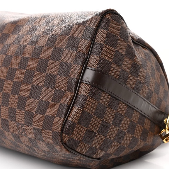 LOUIS VUITTON Damier Ebene Speedy Bandouliere 30 - Picture 5 of 13